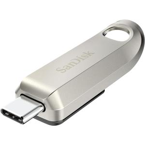 SanDisk 128GB Ultra Luxe USB Type-C Flash Drive - Up to 400MB/s, USB 3.2 Gen 1, Premium Metal Design - SDCZ75-128G-G46