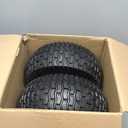 2PCS 15x6.00-6 Tire and Wheel Assembly, Replacement for Craftsman John Deere Cub Cadet Riding Mowers, 4 Ply Tubeless Lawn Mower Tires 15x6x6, 500lbs Capacity, 3" Centered Hub, 3/4" Bushing