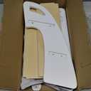 Wooden 2 Step Stool for Kids Bathroom Sink Foldable Anti-Slip 2-Step for Toilet Potty Training, Child Stepping Stool for Kitchen Nursery Bedroom, Sturdy Non Slip Adult Stool for Closet, 12.99"D x 12.34"W x 14.57"H