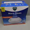Vicks Warm Steam Vaporizer & Humidifier 1.5 Gallon Tank for Small and Medium Rooms, Night Light, Works with VapoPads and VapoSteam