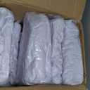 Trlyc Spandex Folding Chair Covers 100 Pcs Universal Fitted Dining Chair Cover Stretchy Slipcovers for Wedding Party Banquet Flat-Front Chairs Covers (White)