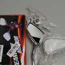 Chrome 8mm/10mm Motorcycle Skull Skeleton Rearview Side Mirrors Compatible with Honda Yamaha Kawasaki Suzuki Aprilia