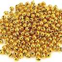1/2 Inch Jingle Bells Small Bell Mini Bells, Tiny Crafts Bells, DIY for Christmas Home Making Ornaments Wreath Pet Decorations Bracelet Anklets Necklace Knitting Jewelry Making 120 Pcs, Gold