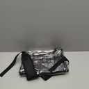 Vorspack Clear Backpack Heavy Duty PVC Transparent Backpack with Reinforced Strap Stitches & Large Capacity for College Workplace Security - Black