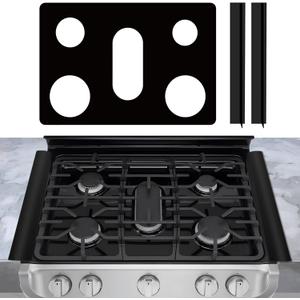 Reusable Stove Burner Top Cover for LG Gas Range, Model LGLDG4315 LRG4115 LRG4113 LDG4313, Non-Stick Washable Stove Top Cover Mat Protector, Gap Filler for Range Side Guard