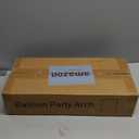 Backdrop Stand Heavy Duty with Base 8.2FT x 8.2FT, Gold Portable Adjustable Pipe and Drape Backdrop Stand Kit, Square Metal Arch Party Frame for Wedding Birthday Party Banquet Decorations