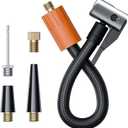 Air Tire Inflator Pump Hose, Quick Air Release Extention Replacement Hose for Tire Inflators, Schrader to Presta Valve Adapter Hose Replacement for Air Compressor Tire Pump