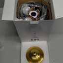 KDG Cordless LED Table Lamp Set of 2, Portables Fabric Shade Desk Lamps, 5000mAh Rechargeable Battery Powered Lighting, Dimmable Light for Dining Room, Bedroom, Bedside,Night Light, Balcony (Black)