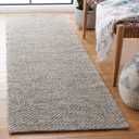 SAFAVIEH Natura Collection Runner Rug - 2'3" x 6', Camel & Grey, Handmade Wool, Ideal for High Traffic Areas in Living Room, Bedroom (NAT503C)