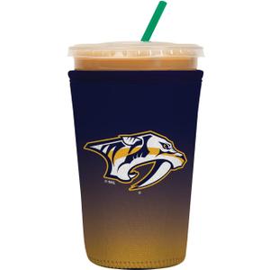 Sok It JavaSok NHL Hockey Iced Coffee & Cold Soda Insulated Neoprene Cup Sleeve (Nashville Predators, Medium: 22-28oz)