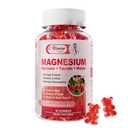 Magnesium Glycinate Gummies,Magnesium Potassium Supplement with Taurate, Malate, Vitamins D, C, B6, Calcium,Body Support,Raspberry Magnesium Gummies for Adults&Kids (EXP: 12/2026)