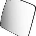 DNA Motoring OEM-MG-0452 963661PA1E OE Style Left Side Heated Upper Mirror Glass Compatible with 12-19 Nissan NV1500/ NV2500 / NV3500