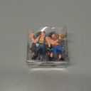 Liberty Imports 8 Piece Pirate Action Figures Playset in Assorted Poses and Weapons, Fun Pirate Men Party Favor for Kids (3.5 inch)