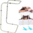 Zelen Blanket Lifter for Feet Lift Bar Sheet Riser Foot Tent Blanket Support Holder 26-34'' Adjustable Bed Cradle Assistance Device Hospital Bed Rail Accessories Leg Knee Ankle Post Surgery Recovery (Standard)