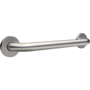 Homewerks 068 HW11416SS 16 inch Bathroom Grab Bar with 1-1/4 Inch Diameter and Concealed Screws ADA Compliant, Stainless Steel (1.25 Inch Diameter)