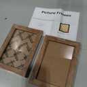 TOFOREVO Picture Frames 4x6 Set of 2 Rustic Wood Grain Photo Frame for Gallery Wall Mounting or Tabletop Display