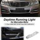 Egreat Fog Light LED Daytime Running Light DRL Lamp Compatible with 2012-2014 Mercedes Benz C Class W204 C250 C300 C350, E Class W212 E350 E63AMG(Passenger Side OE#2049069000(Right))