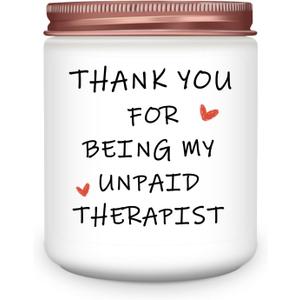 Best Friend Birthday Gifts for Women, Funny Mothers Day Friendship Sister Coworkers Bestie Mom Gag Gift for Her, Lavender Scented Candles
