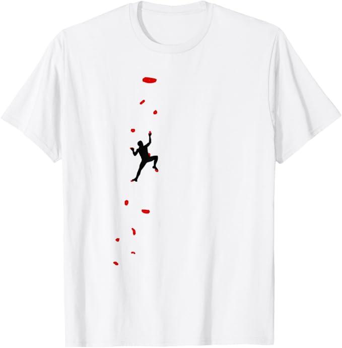 Climbing and Bouldering in The Climbing Gym T-Shirt T-Shirt