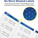 Avery High Visibility Round Labels, Sure Feed Technology, 1-2/3" Diameter, White Customizable Blank Labels, Laser Printable, 600 Total (5293)