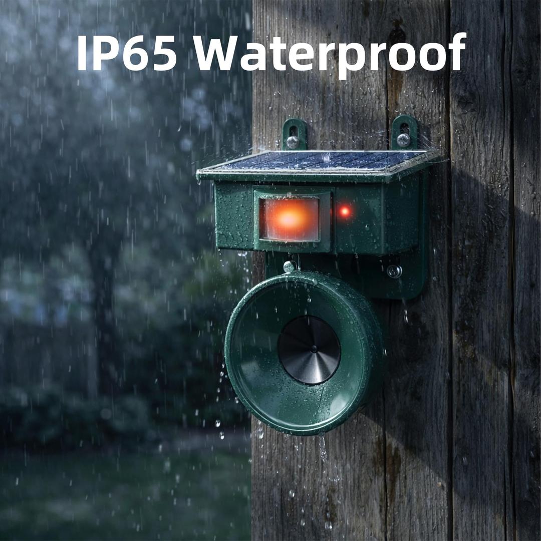 2026 Solar Ultrasonic Bird Repeller