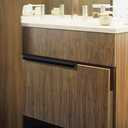Jetland Cabinets Drawers Edge Pulls - 8-Pack, 6" Overall Length, Brushed Nickel, Concealed Tab Pulls for Kitchen Garage Cabinet Drawers, PW5018BS150L
