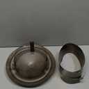 8 Inch Chimney Cap, 8" Stainless Steel Cone Top Chimney Cap with Screen, Adjustable and Reinforced Round Chimney Cap, Chimney Cover for Vents,Rain Cap for All-Round Chimney,8 Inch Round Chimney Cap