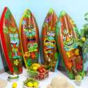 4 Pcs Inflatable Surf Board Inflatable Luau Party Decorations Blow up Surfboard