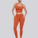 CHRLEISURE Leggings with Pockets for Women, High Waisted Tummy Control Workout Yoga Pants (S)