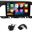 2+64G Android 14 Car Radio Stereo for Hyundai Sonata 2015-2017, 9" IPS Touch Screen Double Din Car Radio for Hyundai Sonata with Wireless Carplay Android Auto Bluetooth FM RDS AHD Backup Camera SWC