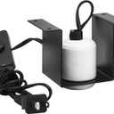 kathson Reptile Heat Lamp Fixture Ceramic E26 Base Light Bulb Socket with Separate Switches Bearded Dragon Lamp Holder Bracket for Iguana Snake Lizard Turtle Gecko Terrariums Habitat