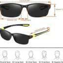 HAOLOTA Polarized Sunglasses Men Women Sports Style Designer Fishing Driving Glasses UV400 Protection