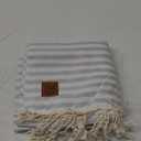 GOLD CASE Turkish Beach Towel Bath Towels MYRA Series - 1 Pack - XXL Oversized 70x40 inches -100% Cotton - Super Soft - Quick Dry Lightweight Sand Free Turkish Towel (5X-myra-Blues)