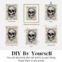 Locomiss Vintage Cottagecore Wall Art Decor, Whimsical Cottage Core Gothic Vintage Woodland Wall Decor Posters Print For Room Home Bedroom Bathroom, Set of 4 (8x10 Unframed)