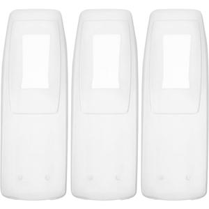 Generic Remote Cover:3 pcs Silicone Protective Case Clear Detachable Remote Cover Silicone Remote Control Skin for air-Conditioner Remote TV Remote