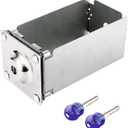W11190039 for Whirlpool-compatible and OEM-compatible coin box lock assembly for commercial laundry equipment (with 2 keys). Perfect replacement part numbers 4396671, 8316525 and W10860203.
