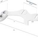 LUXE Bidet NEO 120 - Single Nozzle, Self-Cleaning, Non-Electric Bidet Attachment for Toilet Seat, Adjustable Water Pressure, Rear Wash (White)