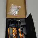 Bousnic Dog Shock Collar 2 Dogs (5-120Lbs) - 3300 ft Waterproof Training Collar for Dogs Large Medium Small with Rechargeable Remote, Beep (1-8) Vibration (1-16) and Humane Shock (1-99) Modes (Orange)