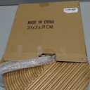 Musanpou Hand-carved Wood Wall Decor featuring Artistic Round Design for Farmhouse and Country-style Interiors | Wall Art Decoration | 11.8 inches x 11.8 inches (Natural)