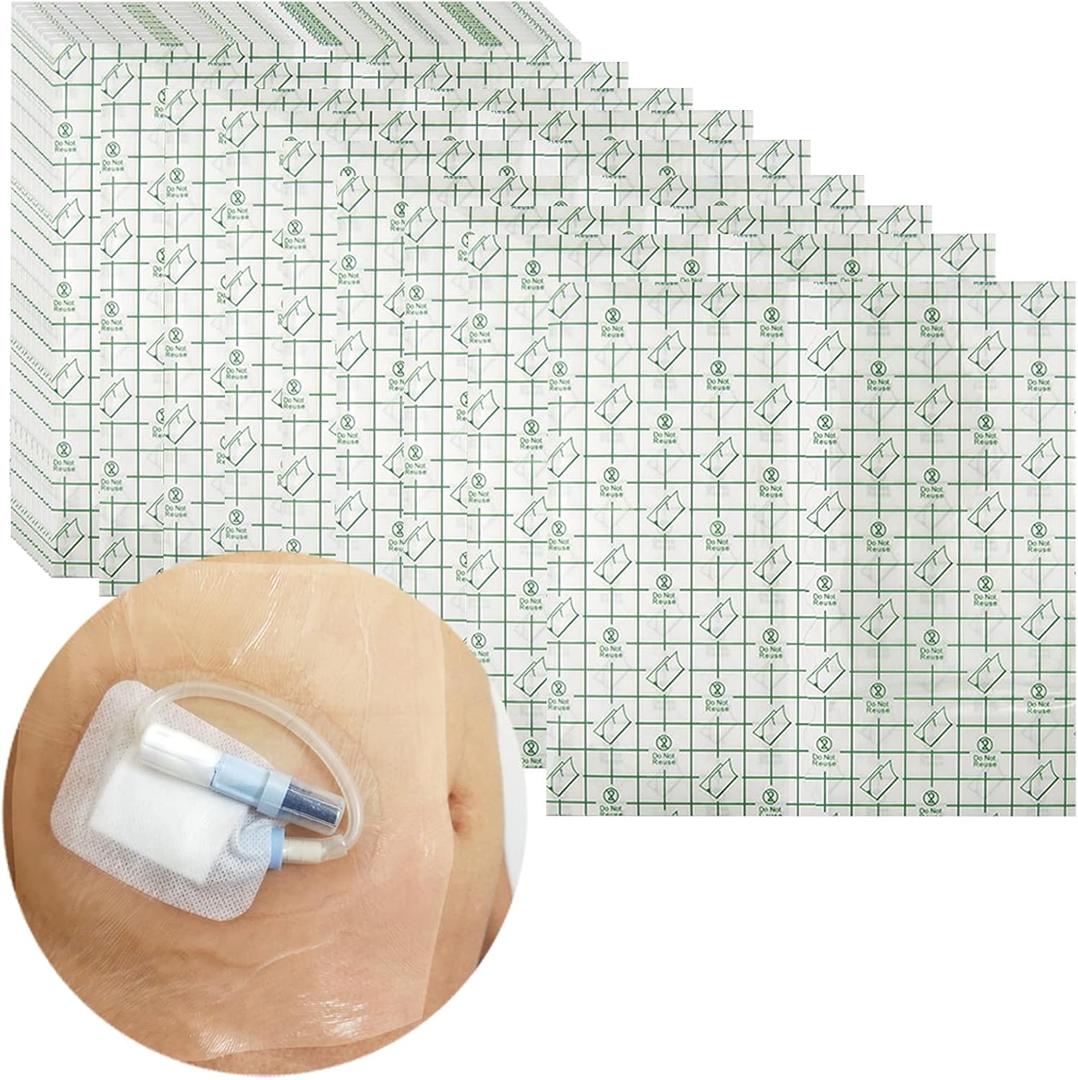 Waterproof Shower Cover Shields for Dialysis Port Picc Line Chest Catheter PD Peritoneal Dialysis Chemo Port Feeding Tube Shower Protector 8" x 8" (Pack of 25) Waterproof Shower Cover Shields for Dialysis Port Picc Line Chest Catheter PD Peritoneal Dialysis Chemo Port Feeding Tube Shower Protector 8" x 8" (Pack of 25)