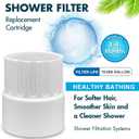 Multi-Stage Shower Filter Replacement Compatible with jolie shower head filter replacement,2 Pack
