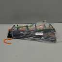 34'' All Metal Garden Tool Organizer Wall Mount Garage Organizers and Storage with Hooks Tool Hangers for Shed (34inch(17"x2pack))