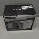 ELPHECO Kitchen Compost Bin with Lid 1.8 Gallon Hanging Trash Can with Lid, 7 Liter Wall-Mounted Garbage Can for Kitchen Cabinet Door, Small Under Sink Trash Can for Cupboard, Bathroom, Office