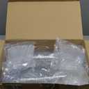 Jingmore 400 Pcs Plastic Dessert Cups with Lids and Spoons, 8 oz 9 oz Clear Dessert Parfait Appetizer Cups Square Disposable Party Serving for Yogurt Puddings Fruits Ice Creams Cakes