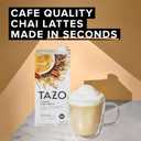 TAZO Classic Chai Latte, Black Tea Concentrate, Easy-to-Serve Caffeinated Chai Tea for Everyday Lattes, Mocktails and Hot or Iced, 32 oz Carton (32 Fl Oz (Pack of 1))