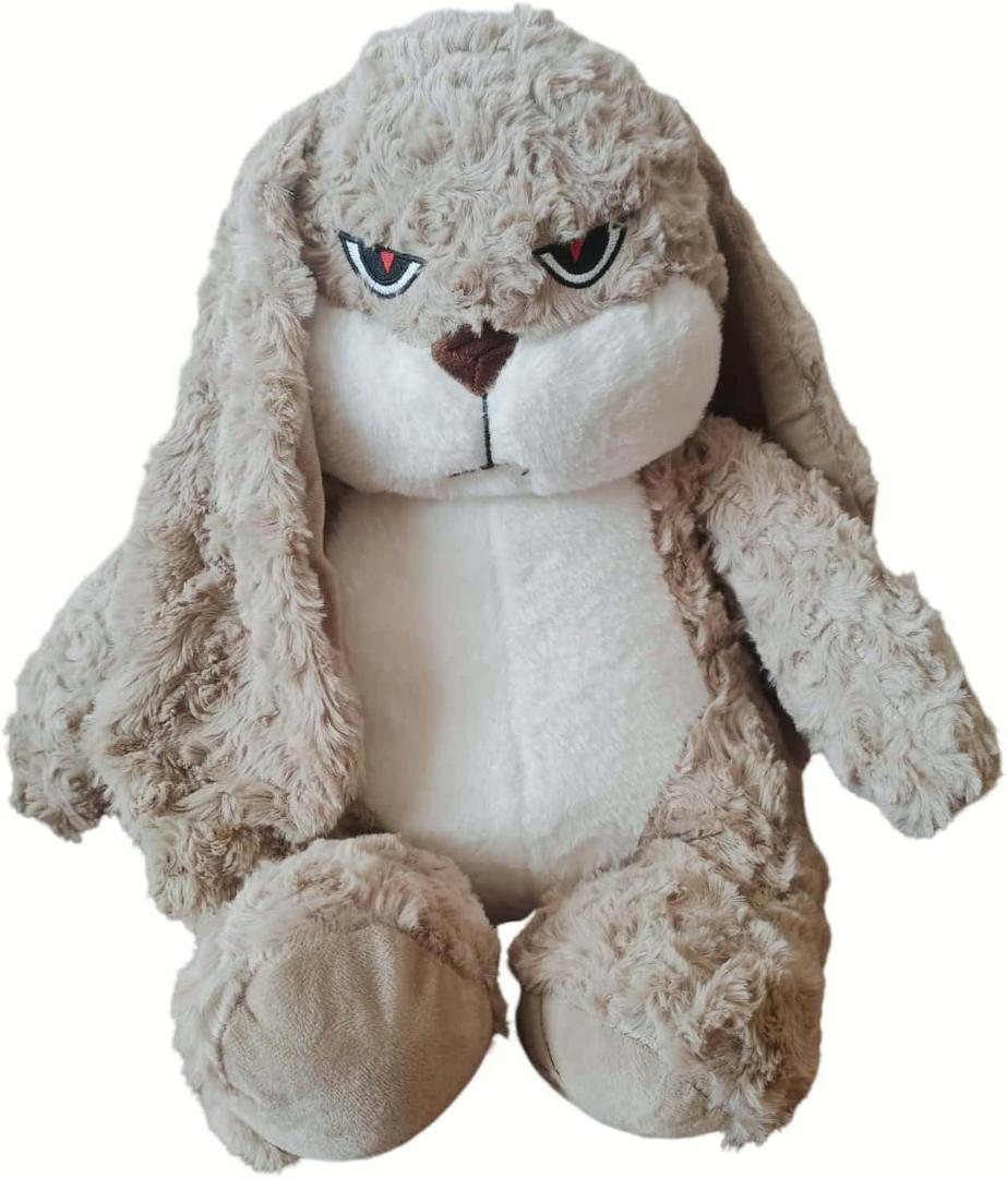 12-inch/ 30-CM Brown Bunny Plush Toy, Super Soft Rabbit Stuffed Animal with Floppy Ears  Huggable Gift for Kids