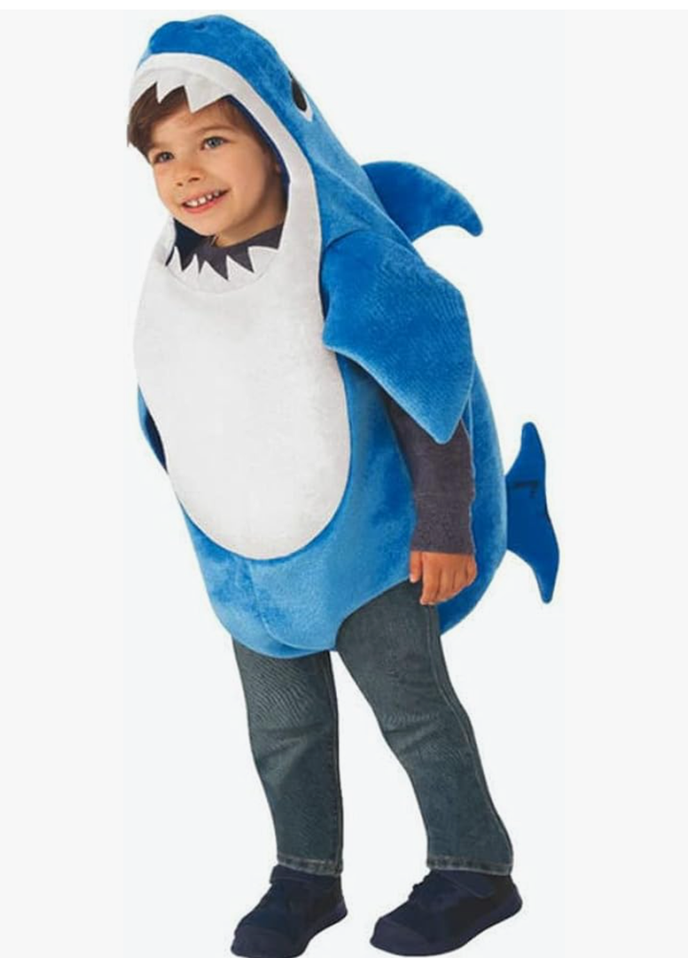 Plustrong Kids Shark Costume Halloween Costume Romper for Toddler Boys Girls S