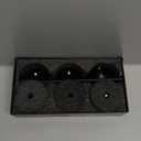 3PC Black Candlestick Holders Set - Vintage Modern Centerpiece for Weddings, Mantels & Home Decor | Taper Candle Holders, Housewarming Decor