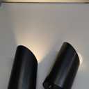 Brightown 2 Pack Uplights Indoor Floor Can Lights - 6000K LED Up Lights with Remote and Timer, 3 Color Temperatures and Dimmable Uplighting Spotlights for Dark Corner Sofa House Plant Picture (Black)