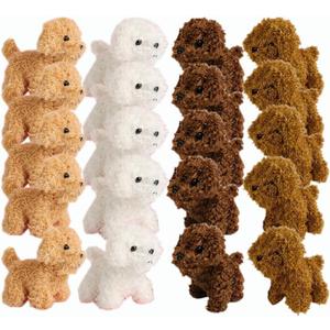 Bulk Stuffed Animals Puppy Plush Dog Party Favors Mini Dog Birthday Children's Show Party 20 pcs(20chi xiaogougou)